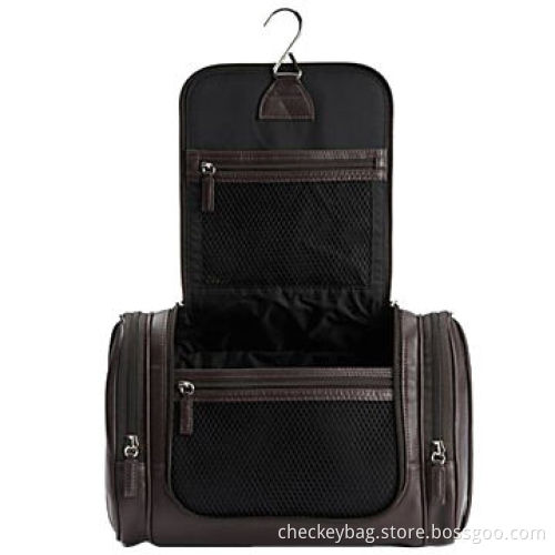 Hanging toiletry bag